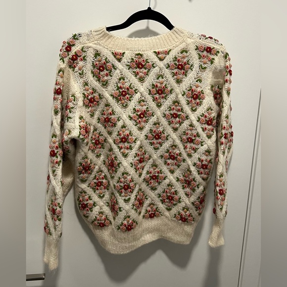 Floral Knit Sweater - Picture 2 of 5